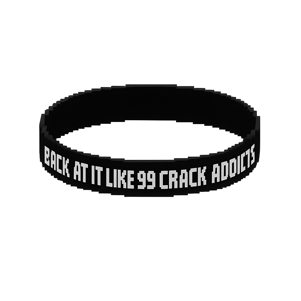 Bracelet « BACK AT IT » noir