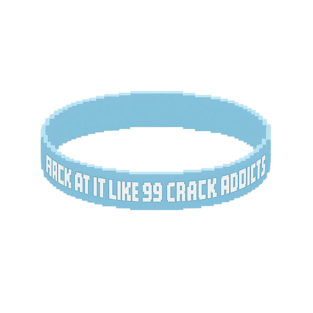 Bracelet « BACK AT IT » bleu ciel